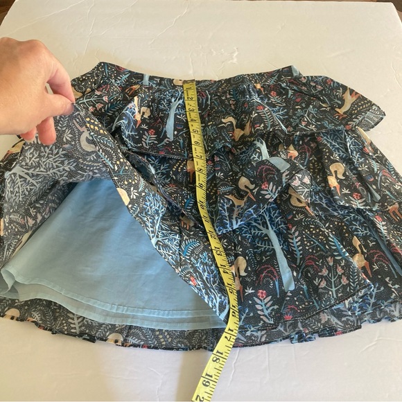 Stellah / tiered mini skirt with fox pattern - Picture 6 of 10